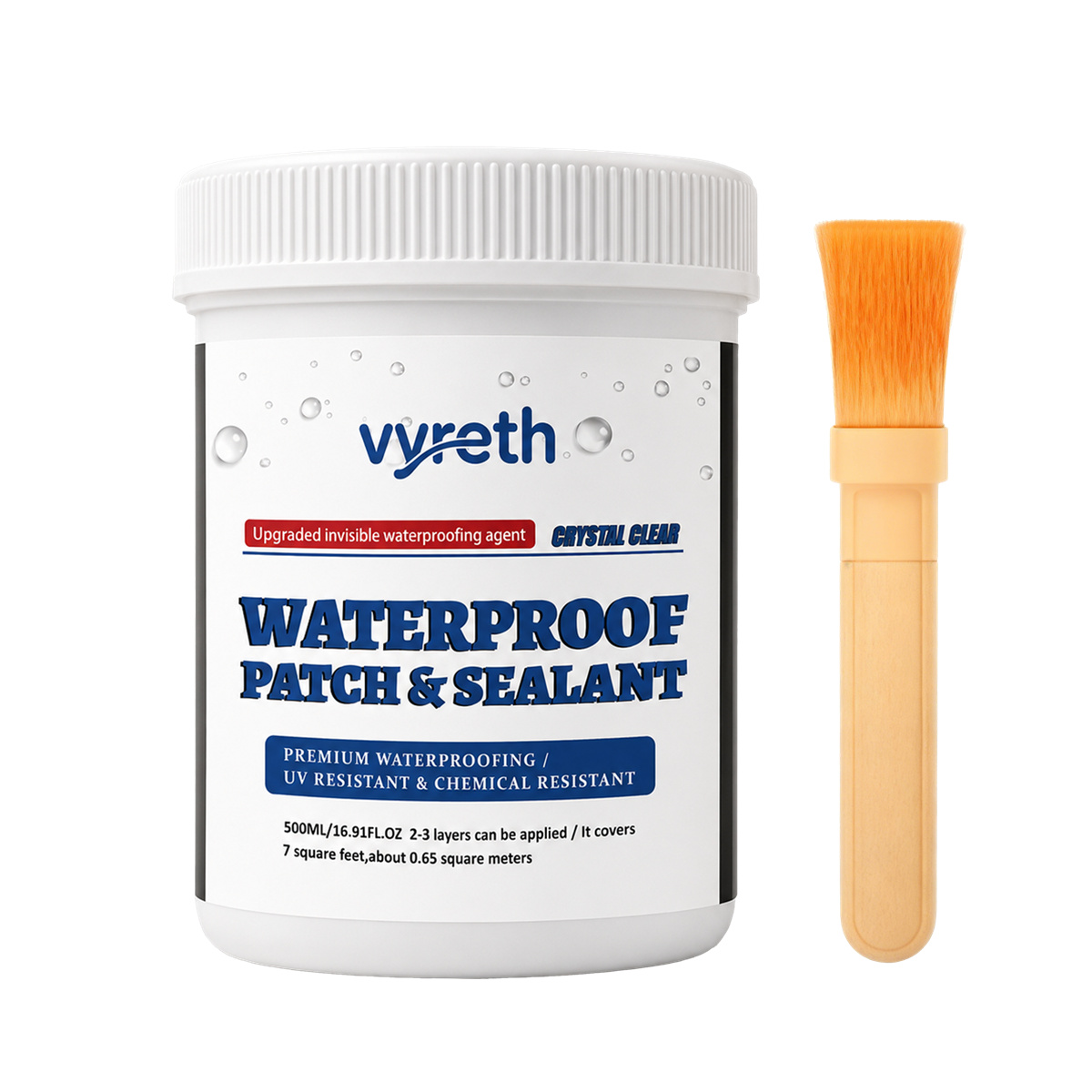 Mivlash กาวและน้ำยา - ลุคกลางคืน (Glam) (Transparent Waterproof Glue...)