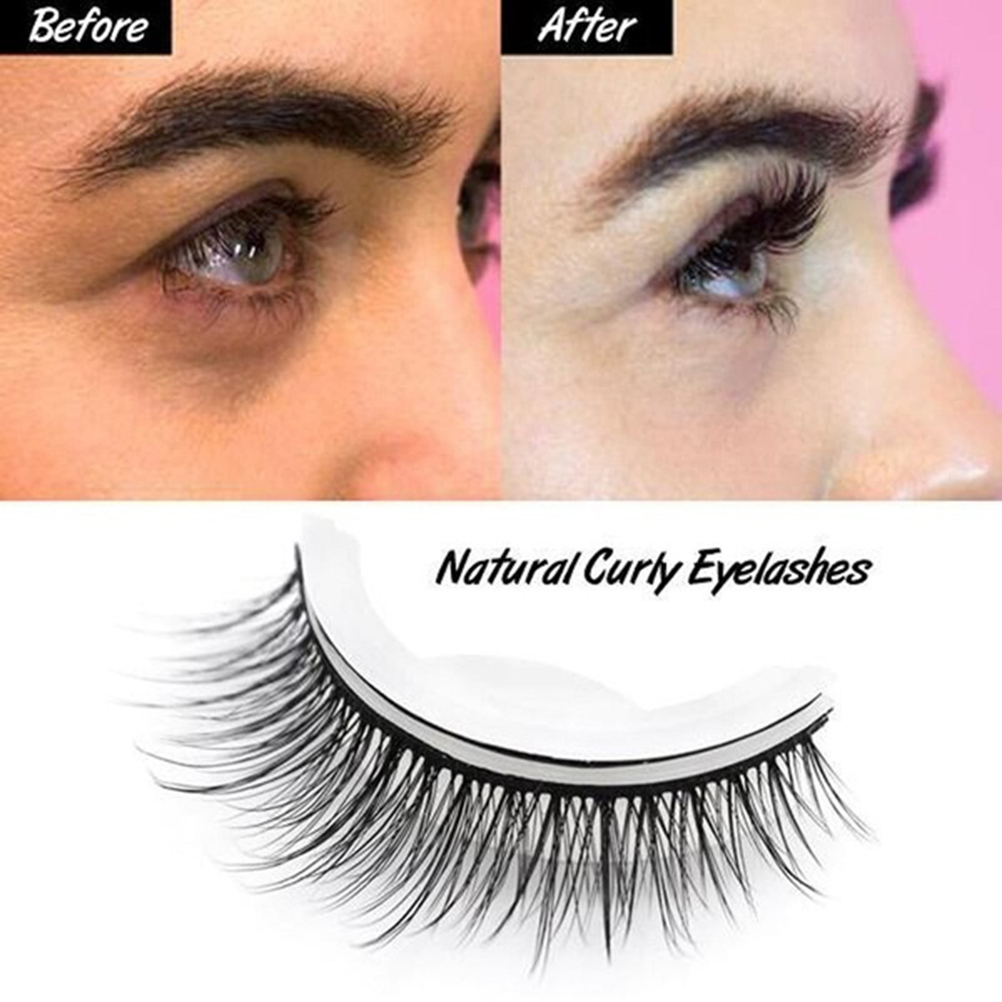 Mivlash ขนตาปลอม - ลุคธรรมชาติ (Natural) (1 Pair Self Adhesive Eyelashes...)