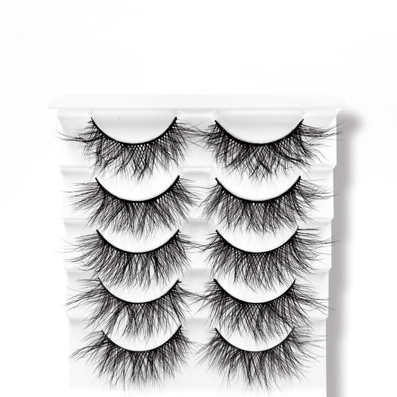Mivlash ขนตาปลอม - ลุคกลางคืน (Glam) (3D Premium Faux Mink False Eyelashes MK-16)