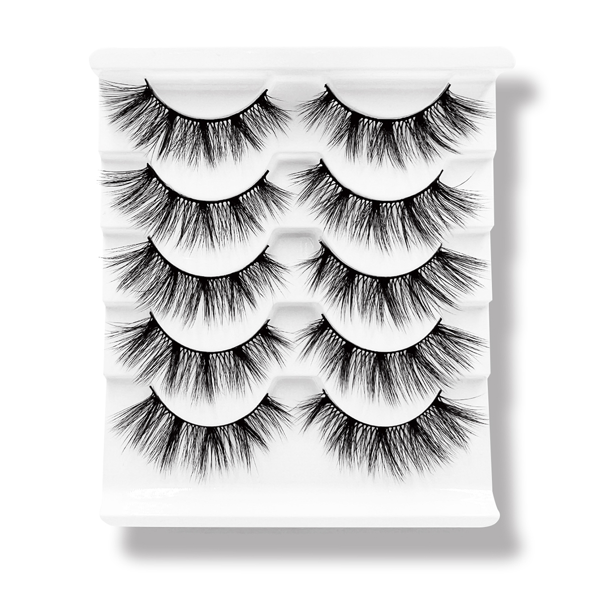 Mivlash ขนตาปลอม - ลุคกลางคืน (Glam) (3D Premium Faux Mink False Eyelashes MK-37)