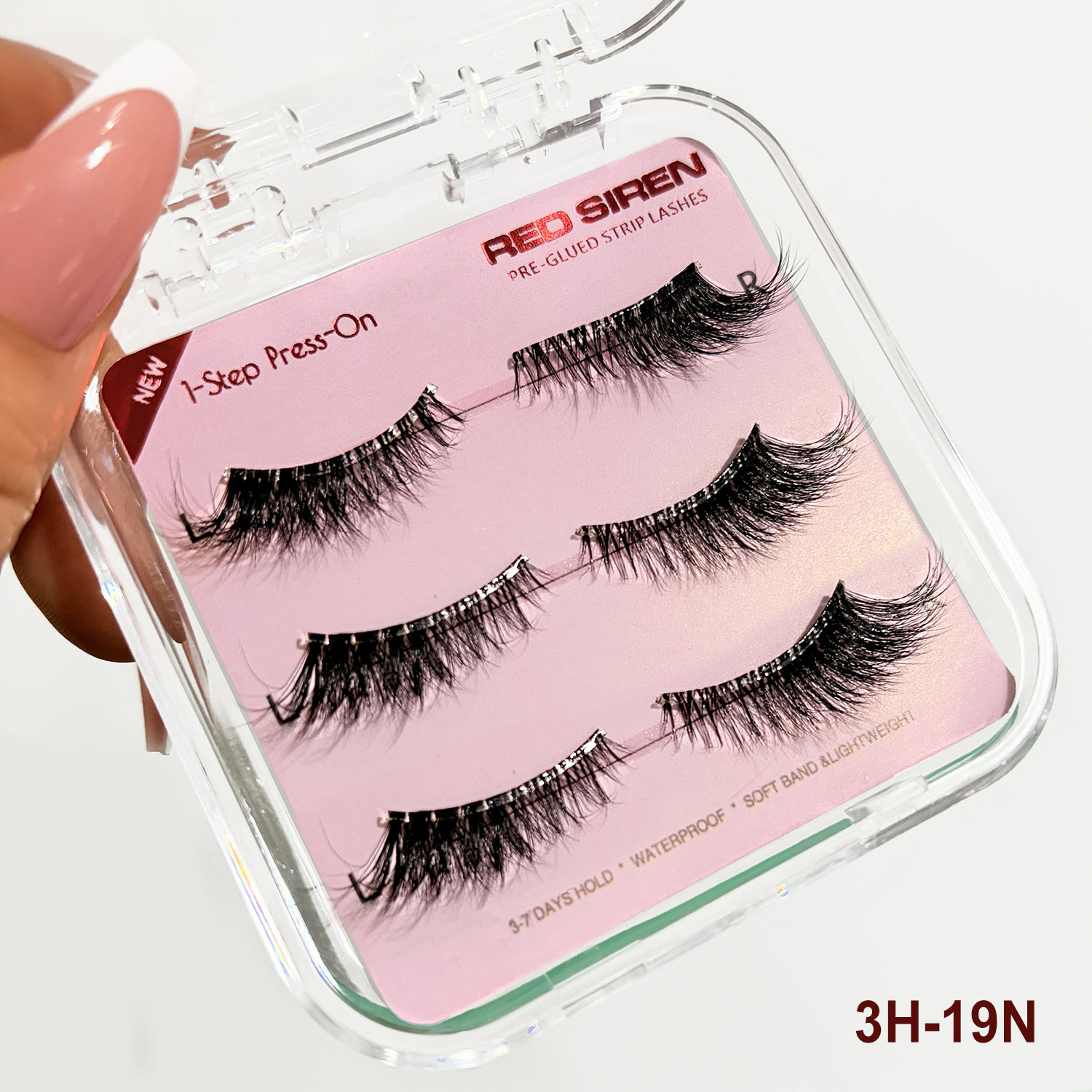 Mivlash ขนตาปลอม - ลุคธรรมชาติ (Natural) (3 Pairs Of Invisible False Eyelashes)