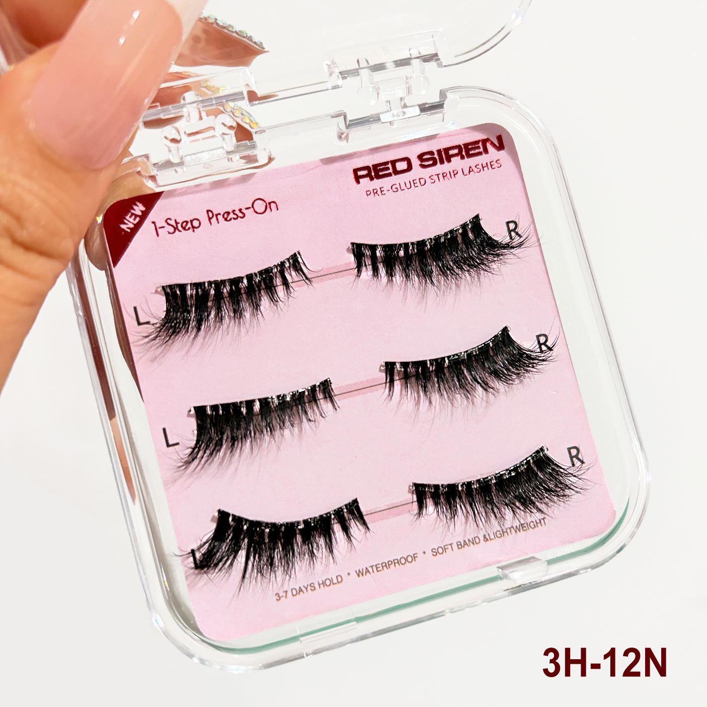 Mivlash ขนตาปลอม - ลุคธรรมชาติ (Natural) (3 Pairs Of Invisible False Eyelashes) - Image 3