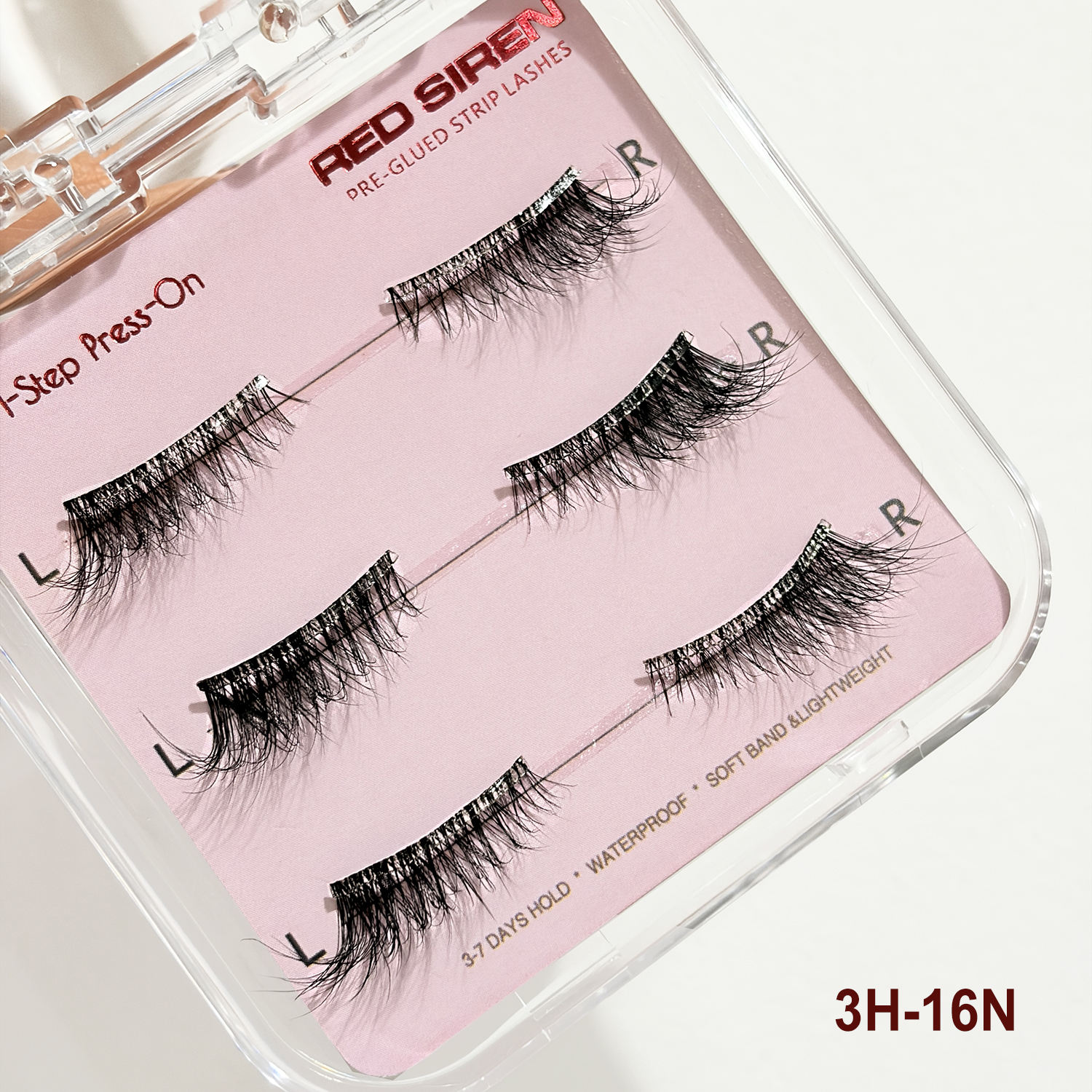 Mivlash ขนตาปลอม - ลุคธรรมชาติ (Natural) (3 Pairs Of Invisible False Eyelashes) - Image 4