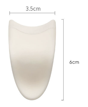 Mivlash อุปกรณ์ติดขนตา - แหนบคีบขนตา (Eyelash Clip-White-ABS-1 piece)