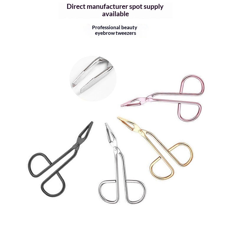 Mivlash อุปกรณ์ติดขนตา - แหนบคีบขนตา (Eyebrow Tweezers Flat-nose And...) - Image 4