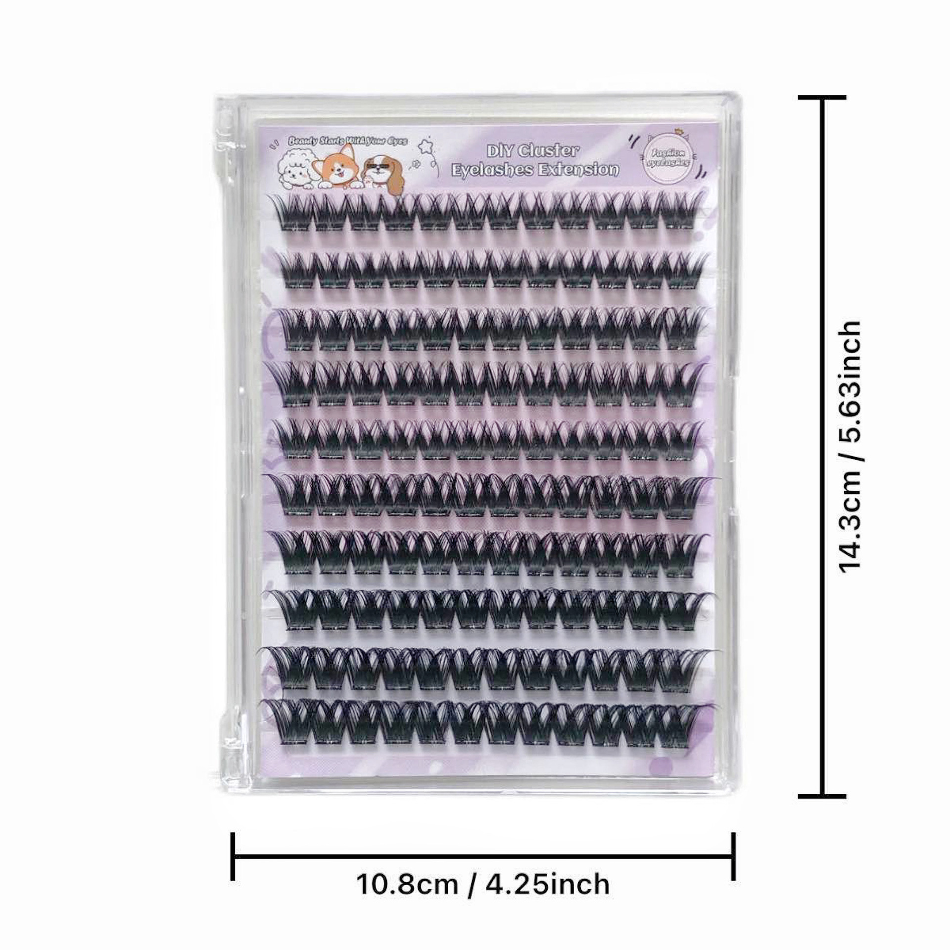 Mivlash ขนตาปลอม - ลุคกลางคืน (Glam) (European And American-style Dense New...) - Image 2