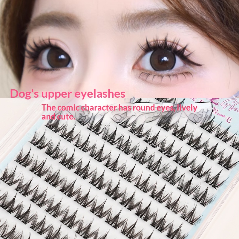 Mivlash ขนตาปลอม - ลุคธรรมชาติ (Natural) (Glue-free Dog-style False Eyelashes...) - Image 2